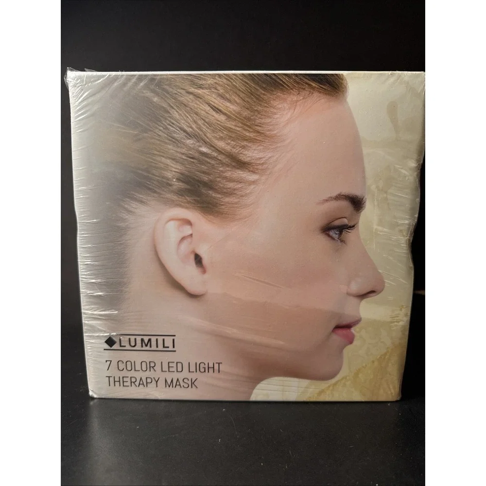 New LUMILI Red Light Therapy for Face 7 Color‎ LED MASK  In Sealed Box GIFT